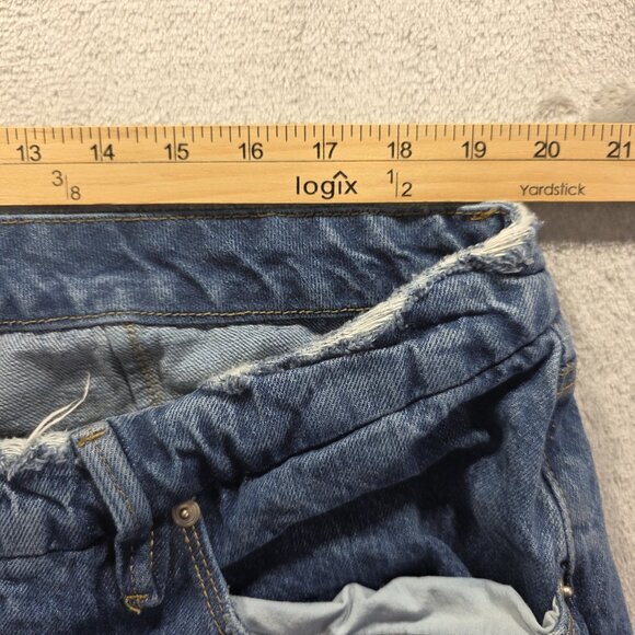 Good American Jeans Womens Size 18 Medium Wash Good 90's Straight Leg GNIC999T - Picture 7 of 10